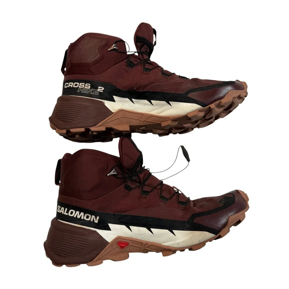 Salomon Men's Burgundy Brown Trail Running Boots